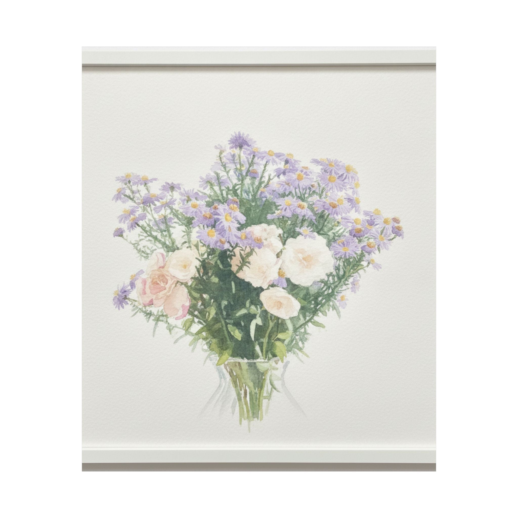 Watercolor — Flowers — Matte Poster