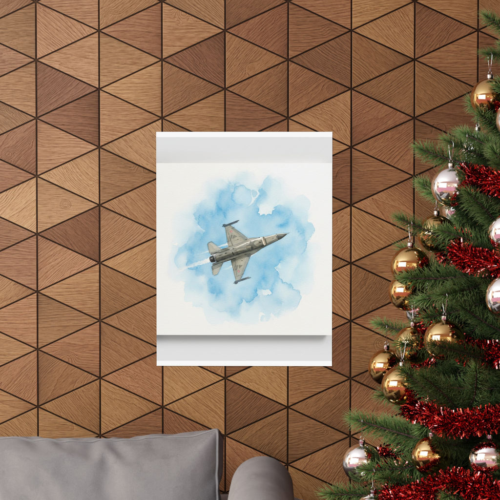 Watercolor — Aircraft — Matte Poster