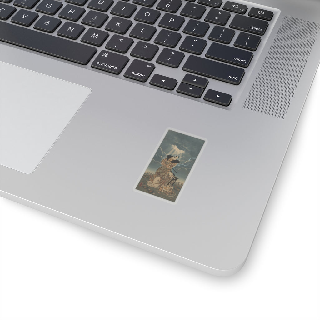 Dramatic Storm — The Actor, Ichikawa Danjuro I, 1660–1704 As A Woman In Unidentified Role — Kiss-Cut Sticker