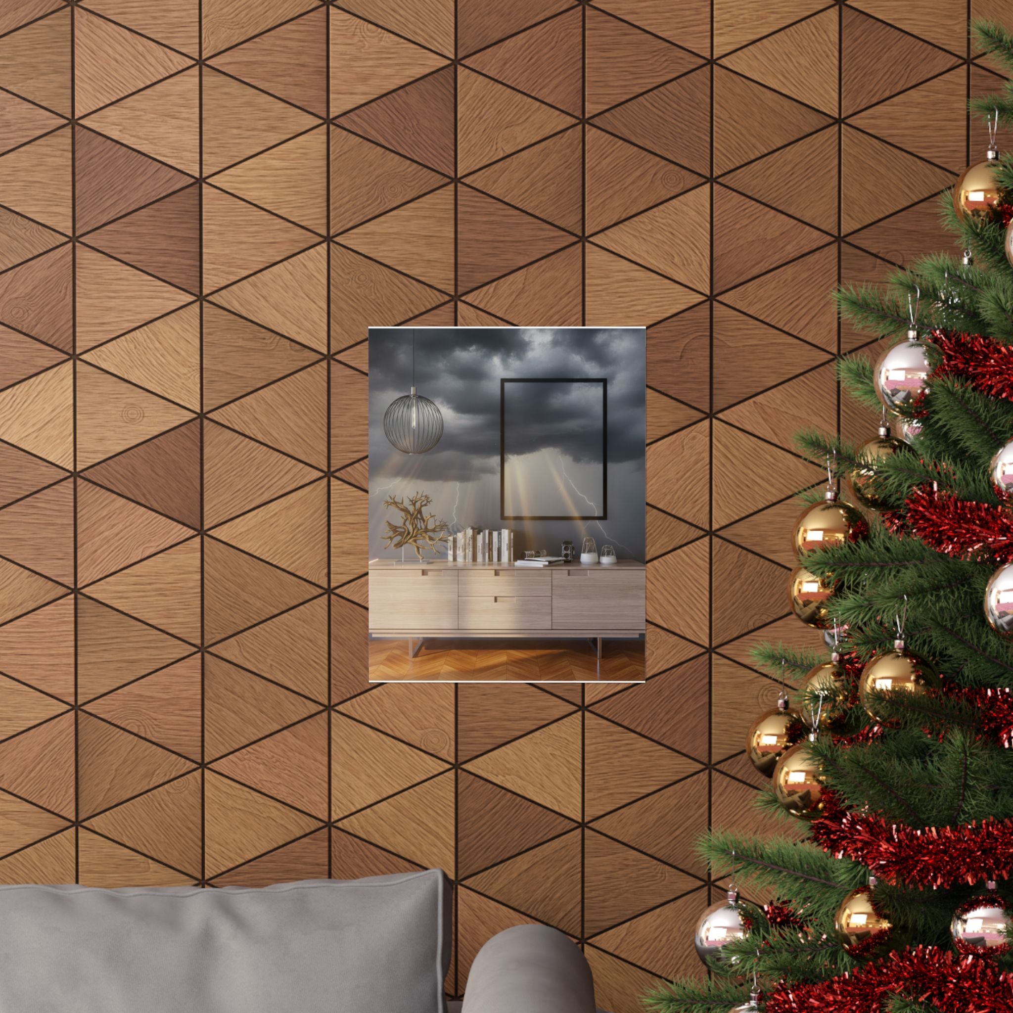 Dramatic Storm — Interior — Matte Poster