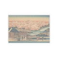 Scenic Nature — Morning Cherries At Yoshiwara — Kiss-Cut Sticker