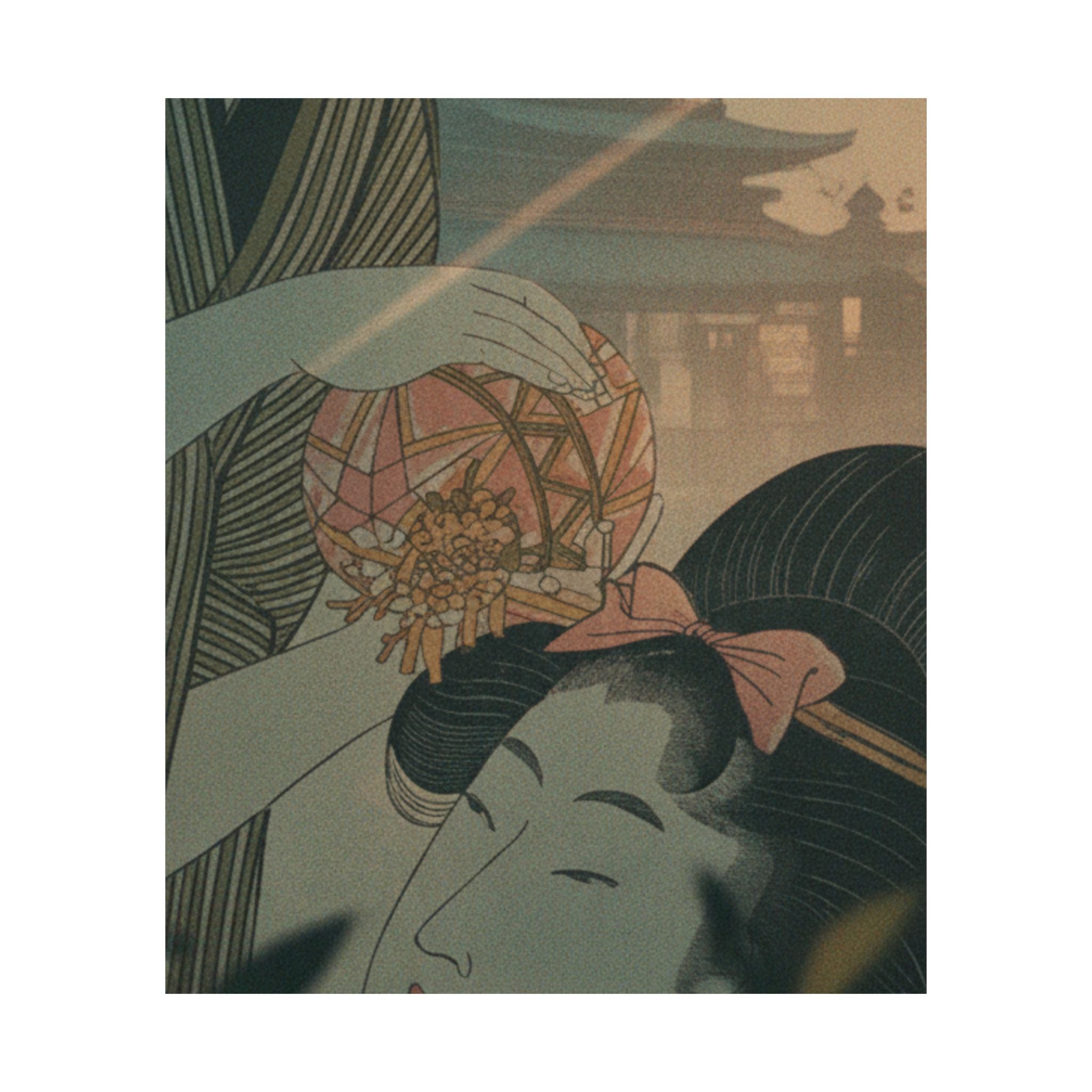 Cinematic — Man And Young Woman With A Ball — Matte Poster