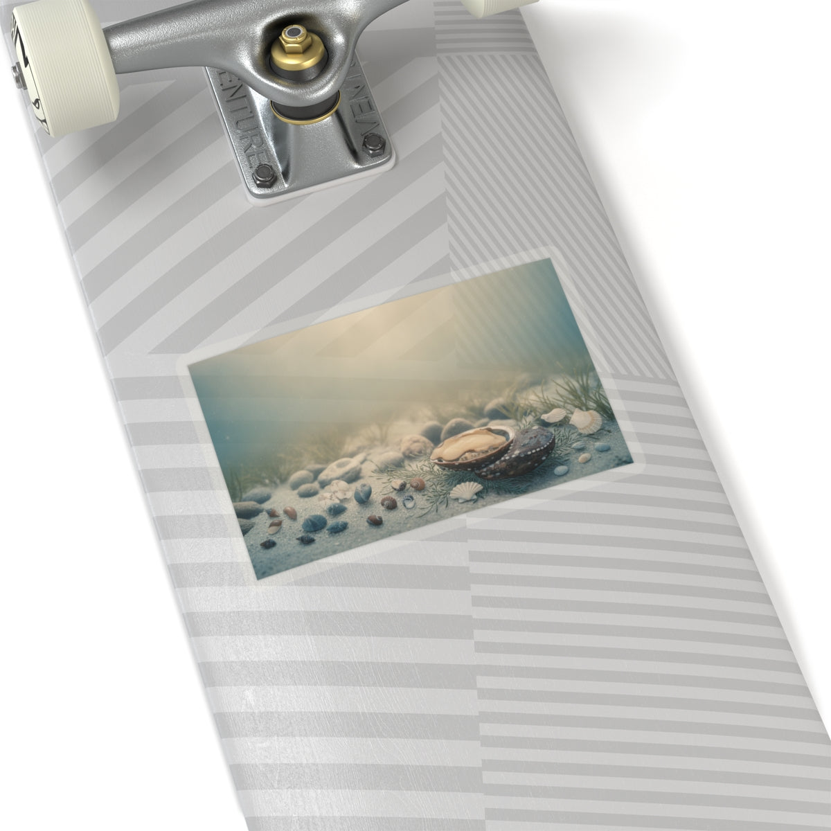 Scenic Nature — Shells Under Water — Kiss-Cut Sticker