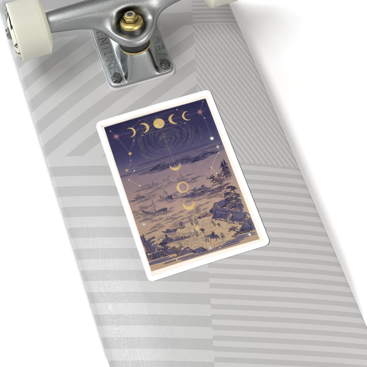 Celestial — Sails Returning To Yahashi — Kiss-Cut Sticker