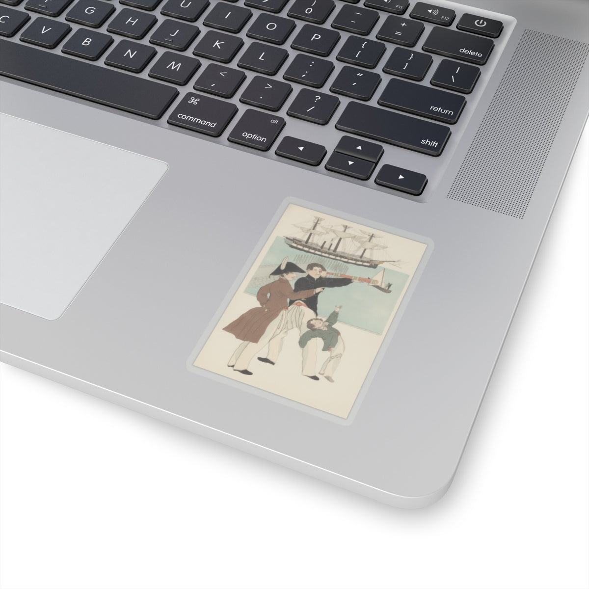 Botanical — Russians Enjoying A Holiday In Yokohama (Yokohama Kyūjitsu Roshiajin Yūkō) — Kiss-Cut Sticker
