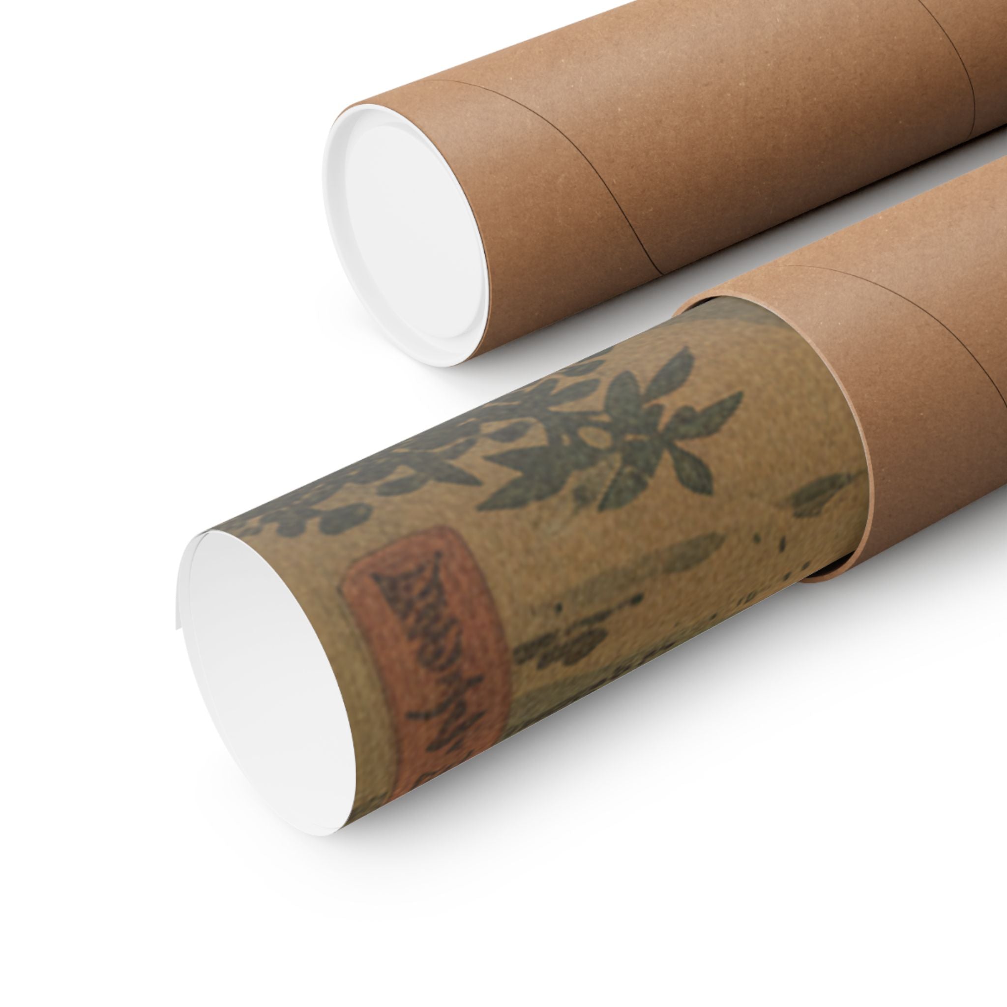 Scenic Nature — A Daimyo Talking To One Of His Retainers — Matte Poster