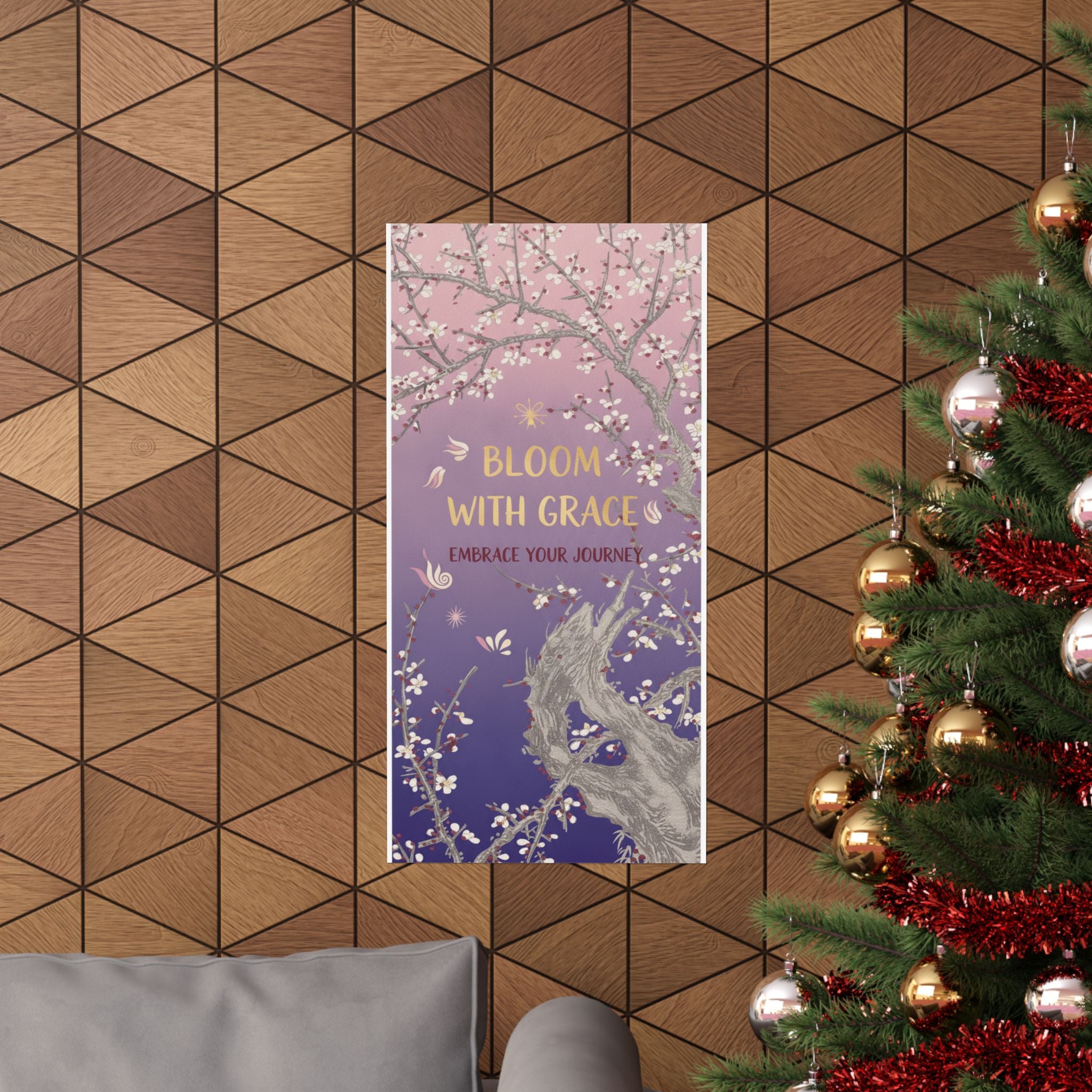 Affirmation — Plum Tree In Blossom — Matte Poster
