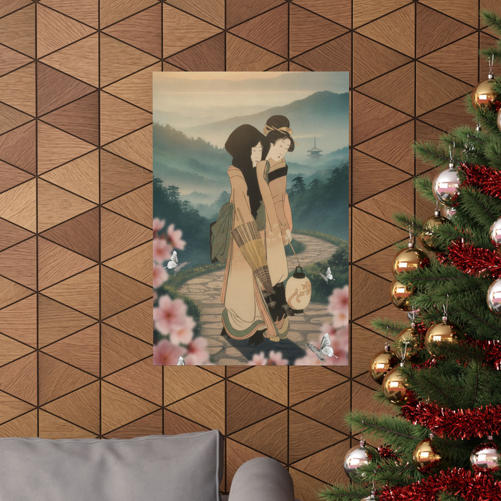 Scenic Nature — “Geisha” From The Series Three Amusements Of Contemporary Beauties (Tōsei Bijin  — Matte Poster