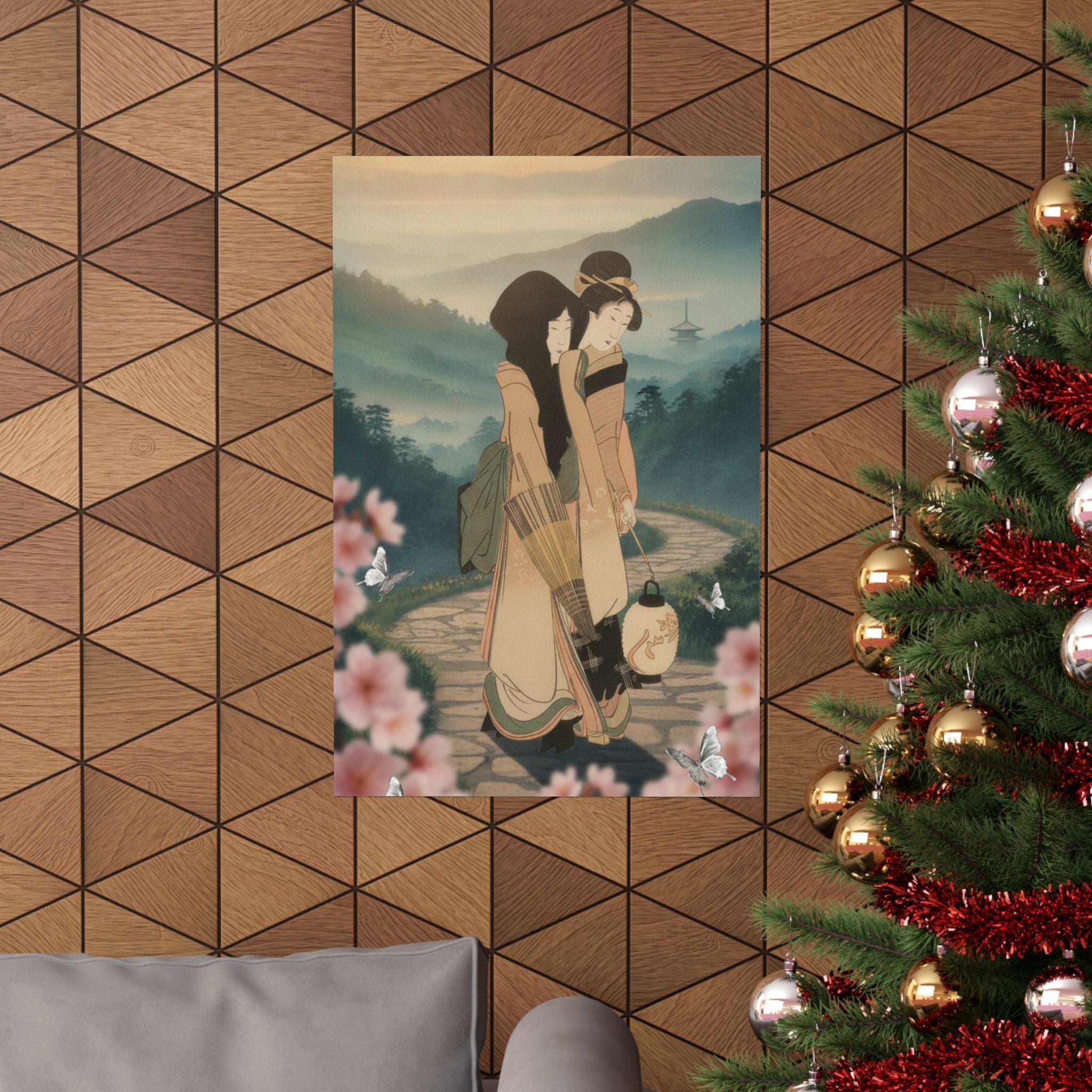 Scenic Nature — “Geisha” From The Series Three Amusements Of Contemporary Beauties (Tōsei Bijin  — Matte Poster