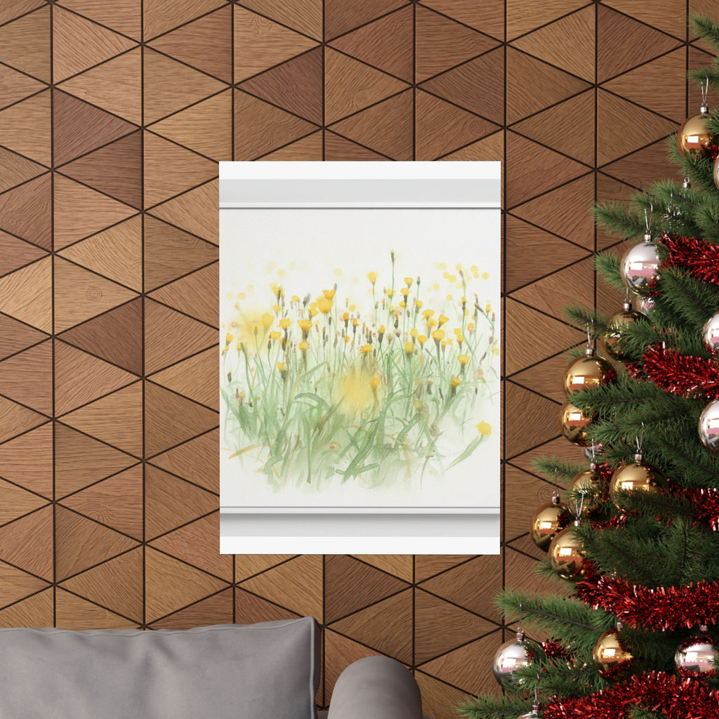 Watercolor — Flower — Matte Poster