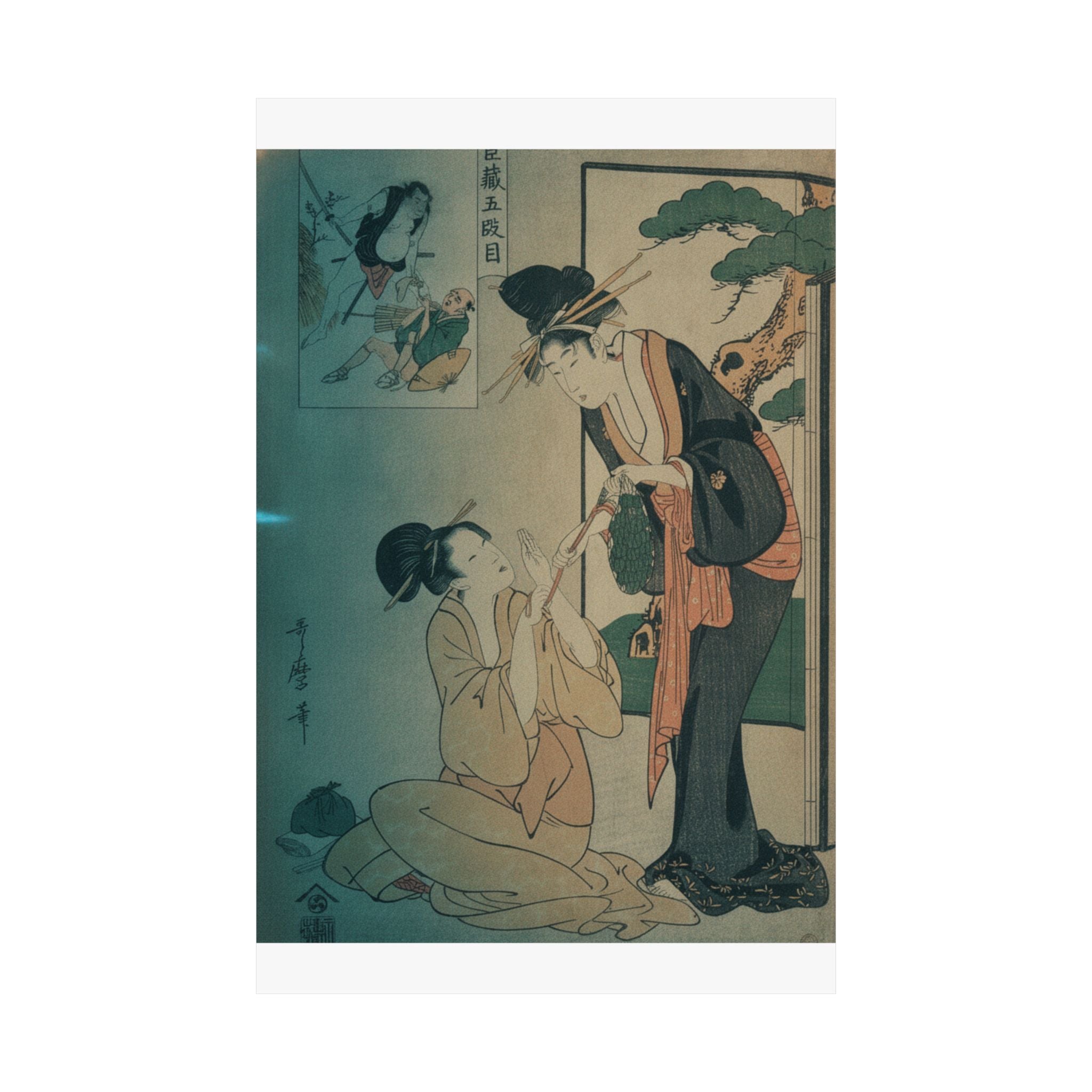 Cinematic — A Woman Snatching A Bag Of Sweetmeats From Her Mother — Matte Poster