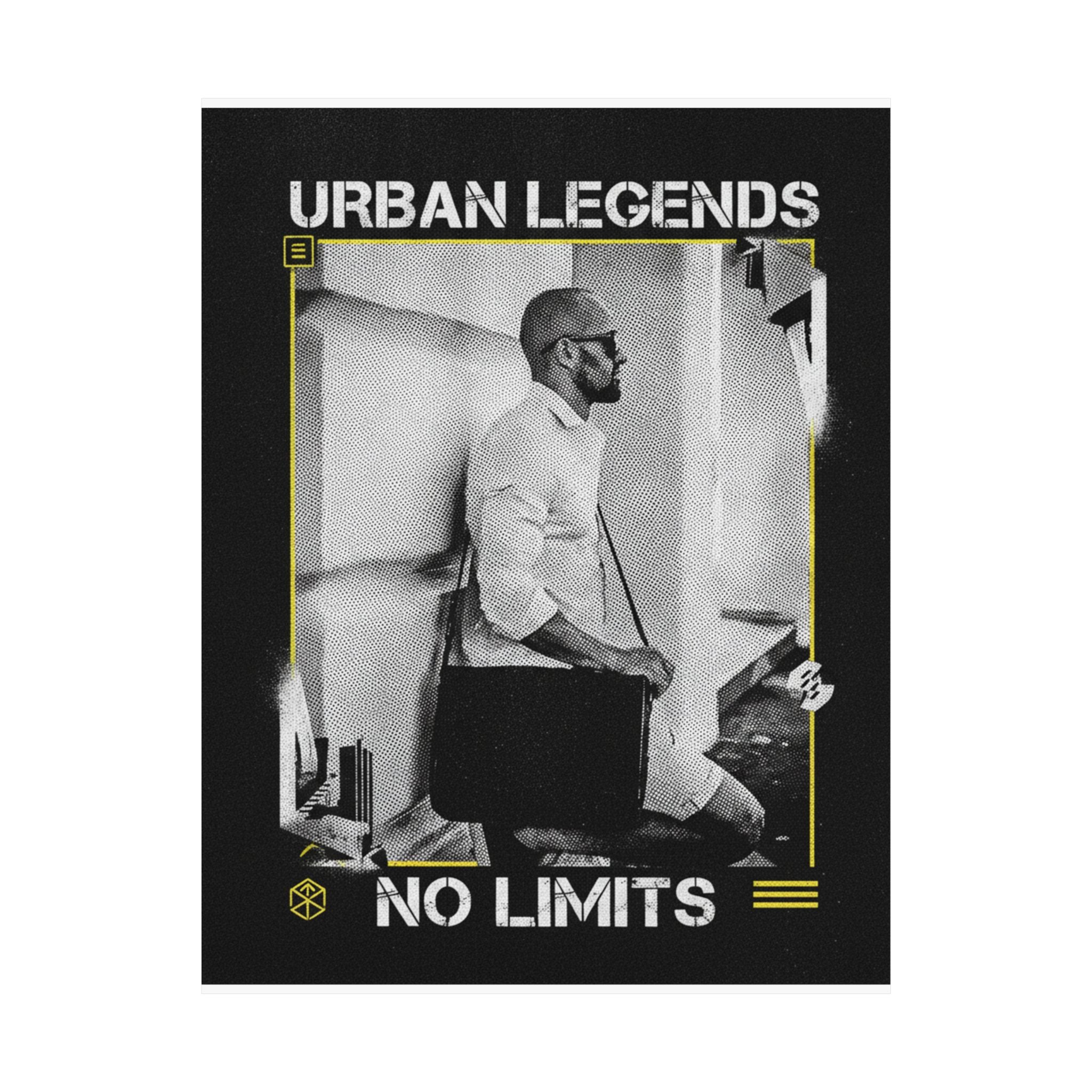 Streetwear Collage — Person — Matte Poster