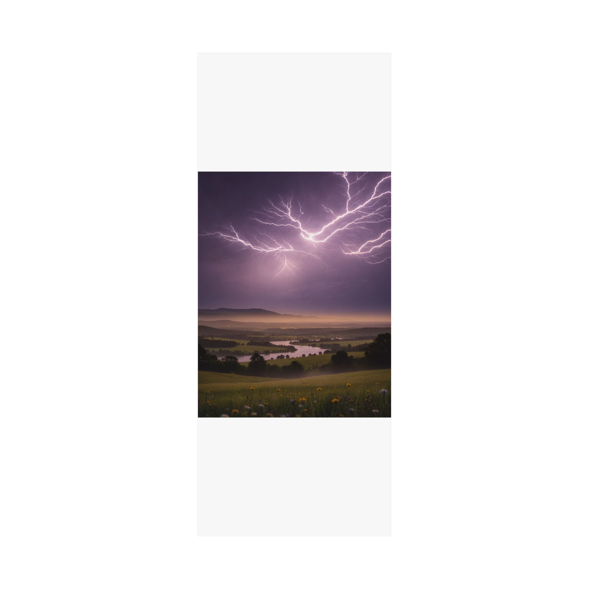 Scenic Nature — Lightning — Matte Poster