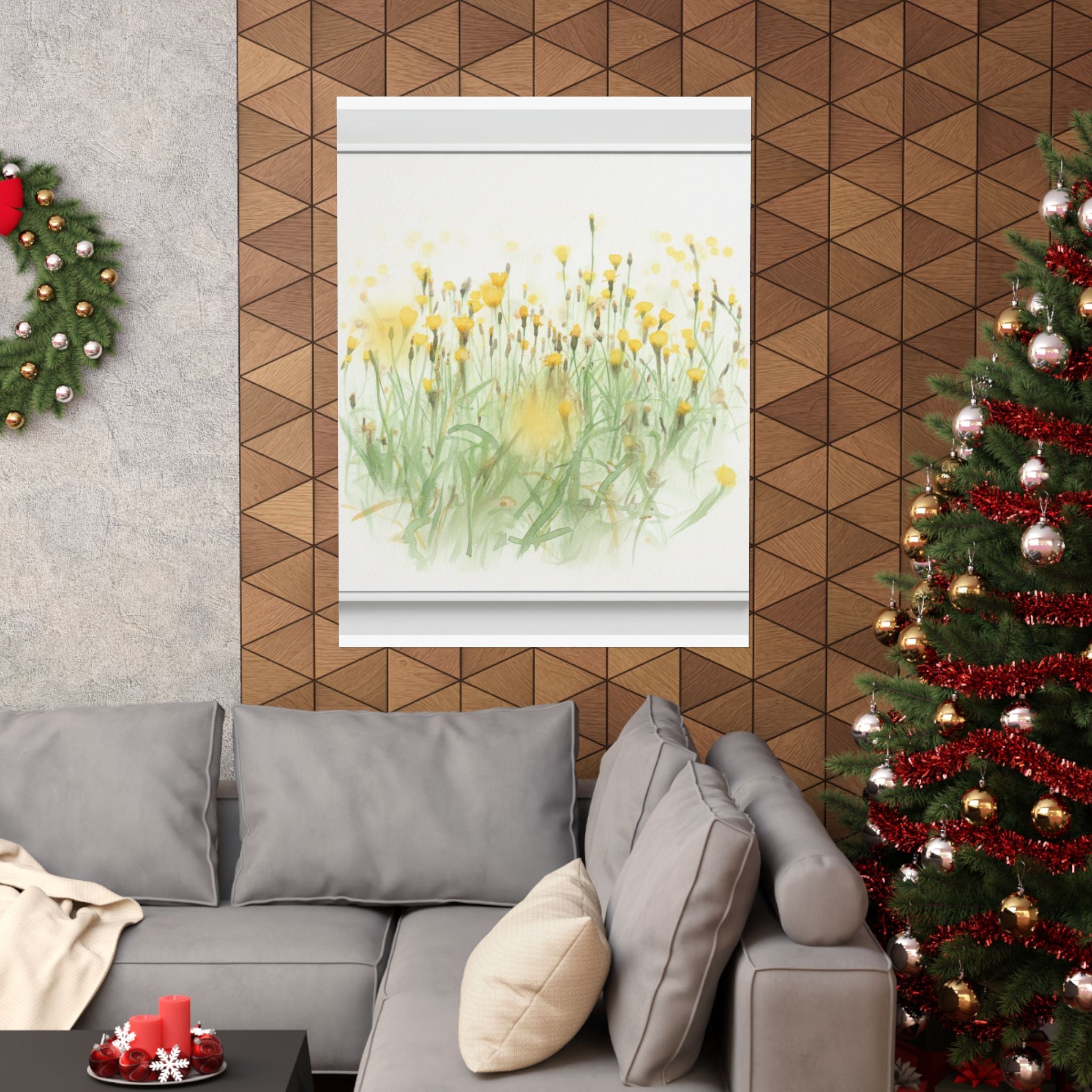 Watercolor — Flower — Matte Poster