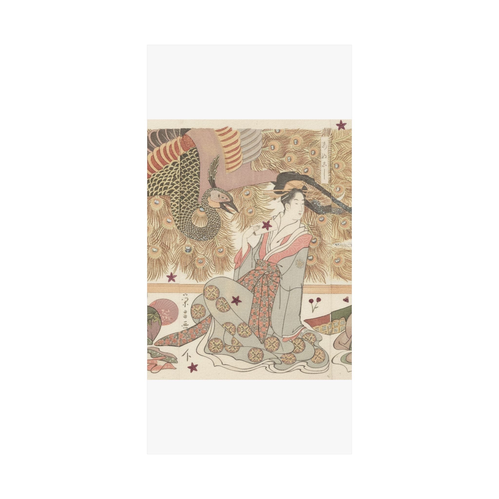 Botanical — Interior Of The House Called Ōgiya — Matte Poster