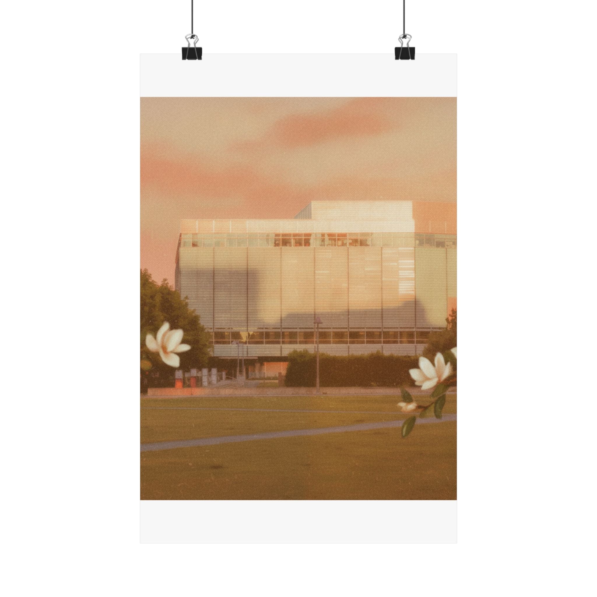 Southern Sunset — Building — Matte Poster