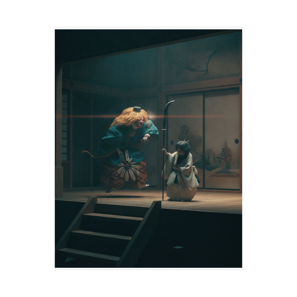 Cinematic — Scene From Noh Dance — Matte Poster