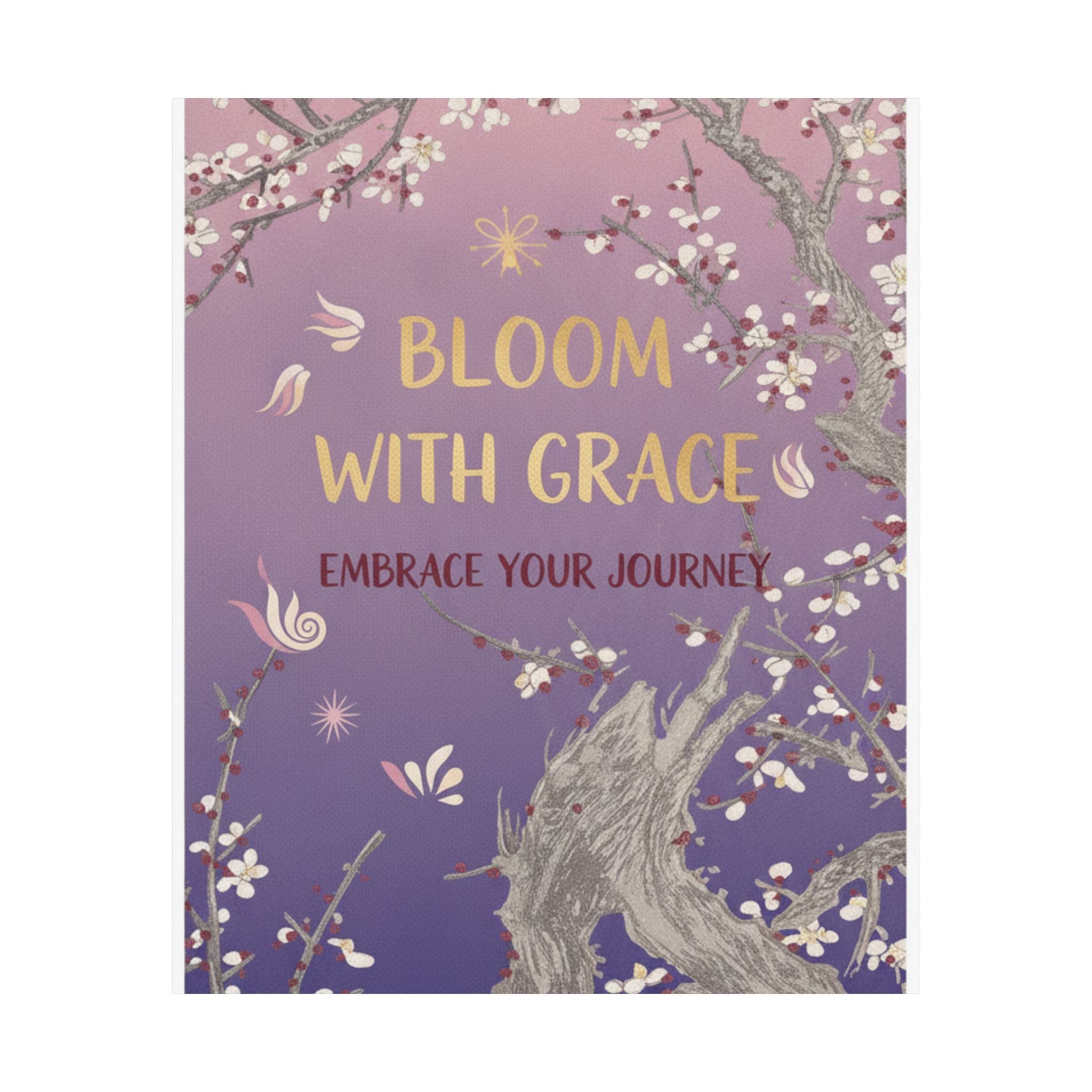 Affirmation — Plum Tree In Blossom — Matte Poster