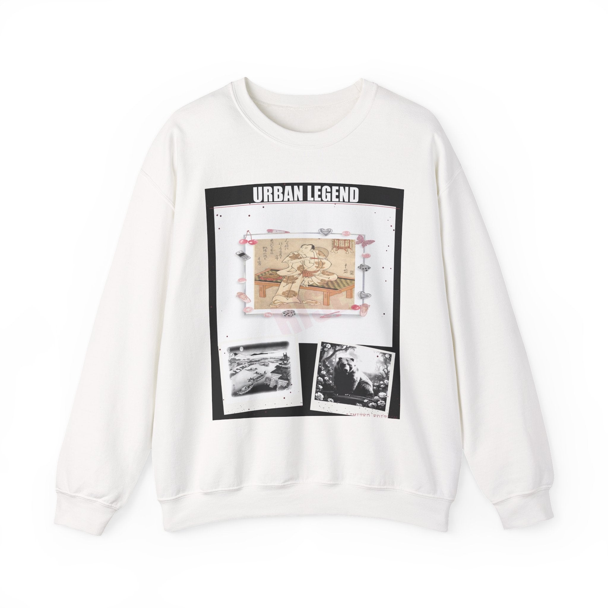 Clothing Collage Graphic crewneck sweatshirt by Zukkay