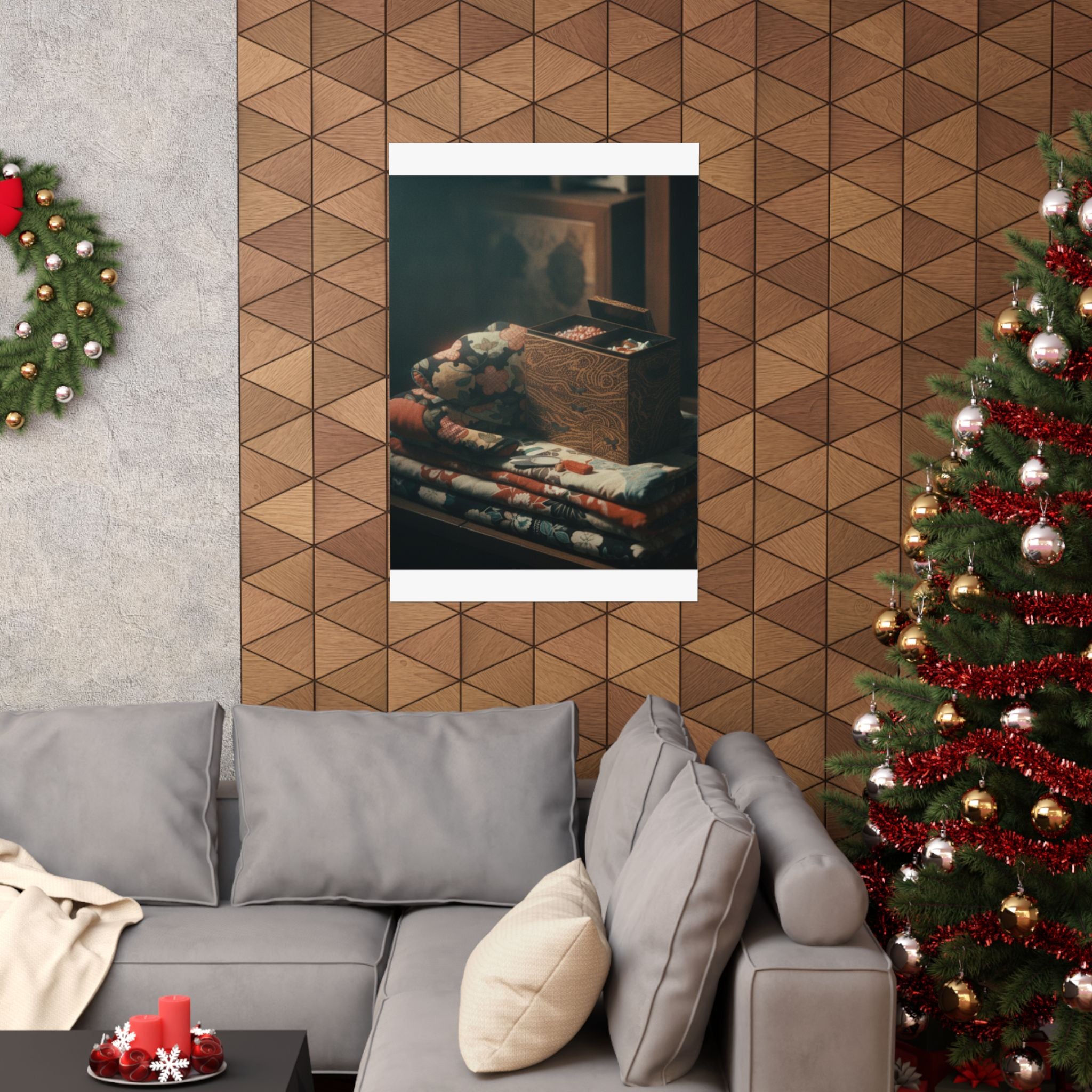 Cinematic — Lady'S Work-Box And Bed Clothing — Matte Poster