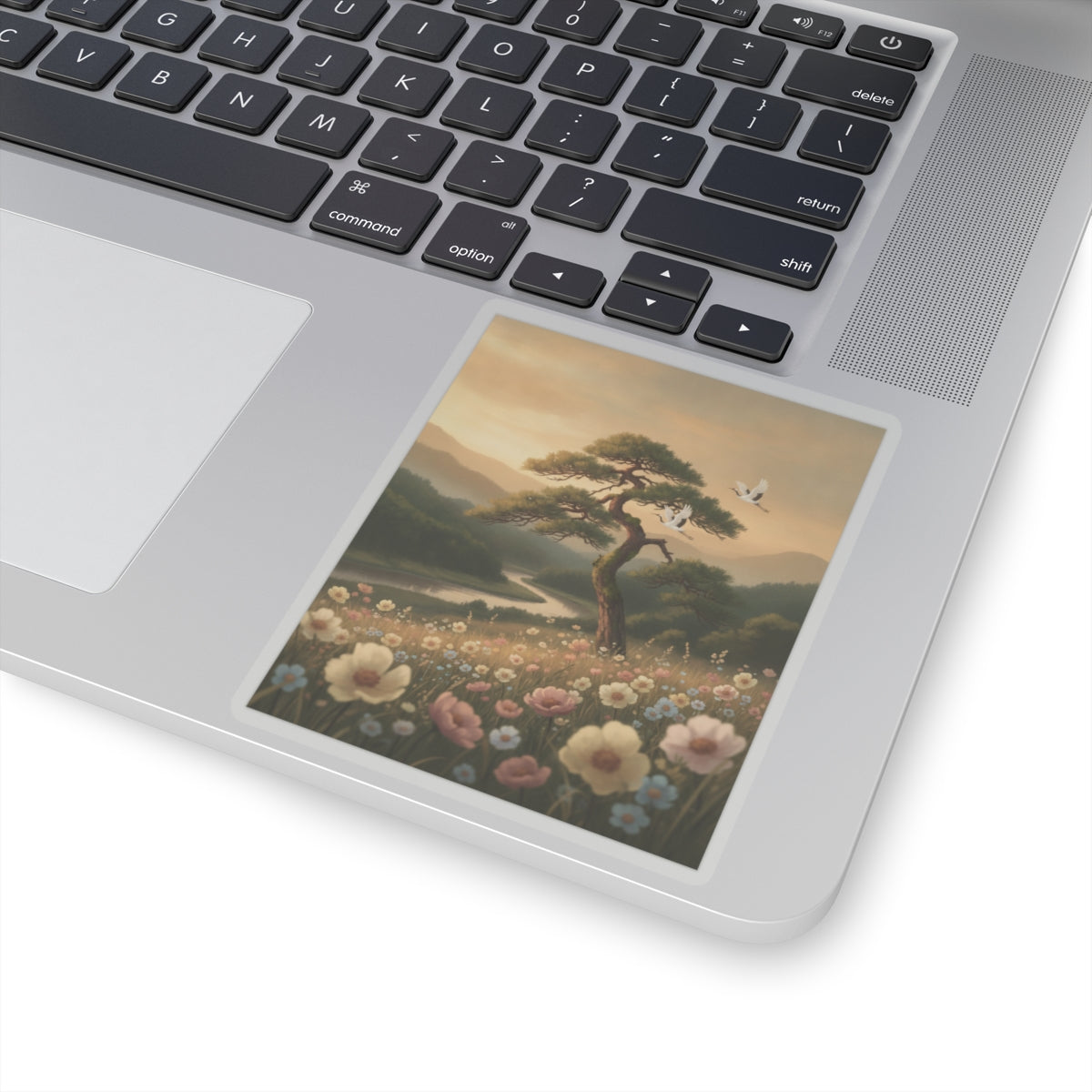 Scenic Nature — Picture Book Of Amusements Of The Eastern Capital (Ehon Azuma Asobi) — Kiss-Cut Sticker