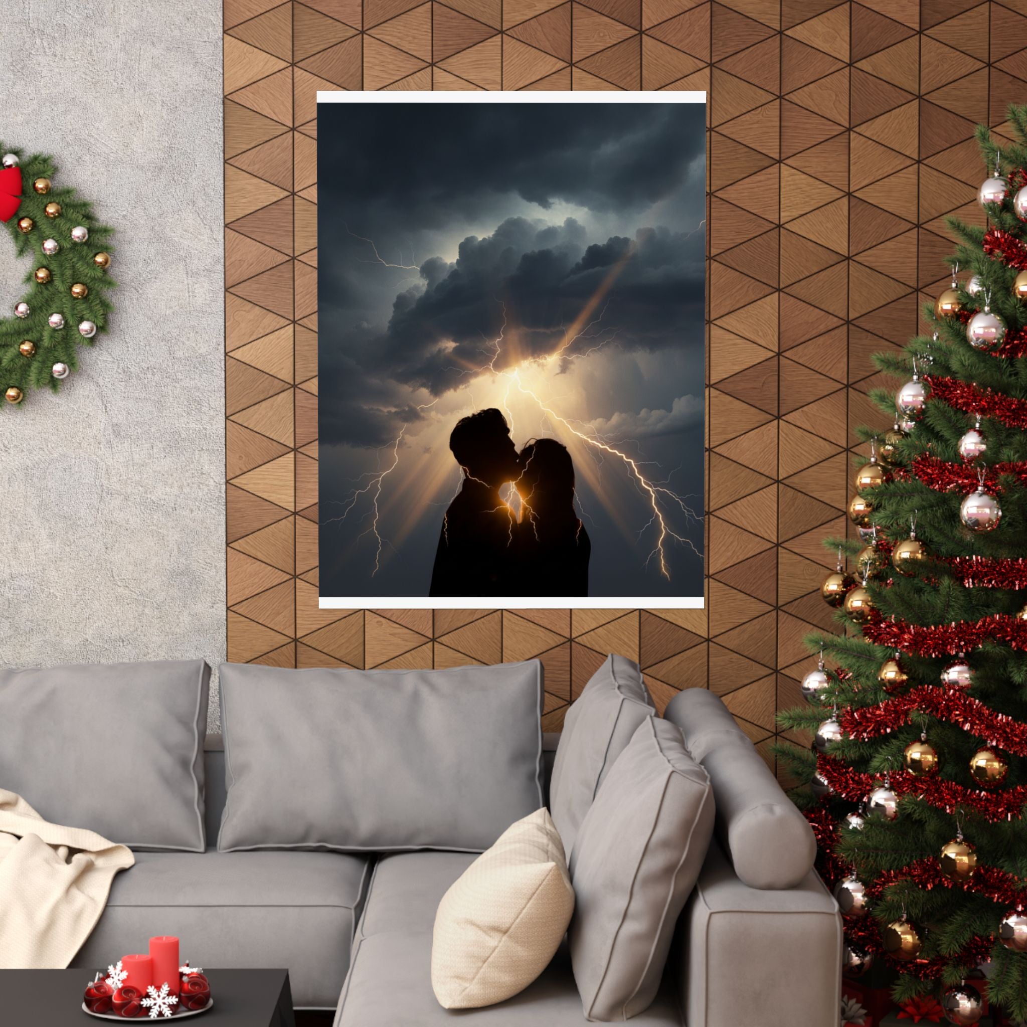 Dramatic Storm — Person — Matte Poster