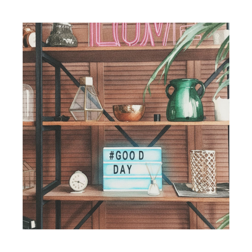 Watercolor — Home — Matte Poster