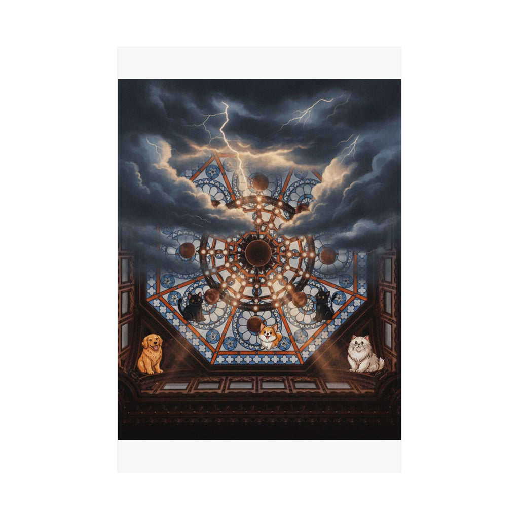 Dramatic Storm — Ceiling — Matte Poster