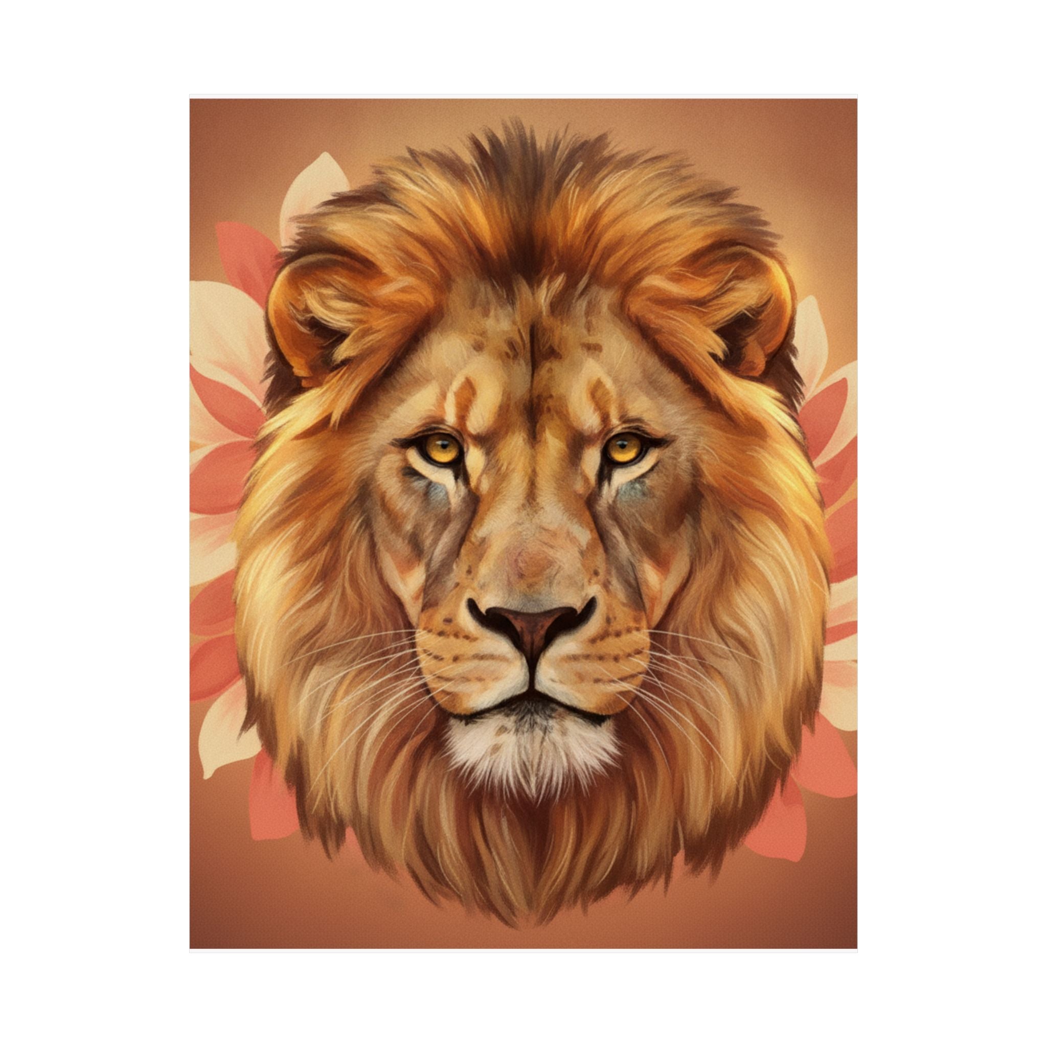 Southern Sunset — Lion — Matte Poster