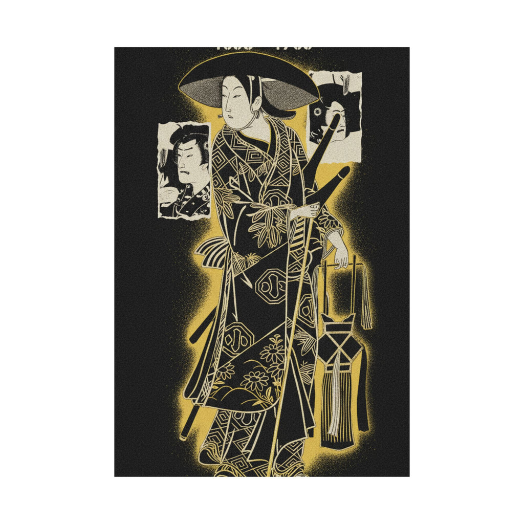 Streetwear Collage — The Actor, Arashi Otohachi, 1695–1769 In An Unidentified Role — Matte Poster