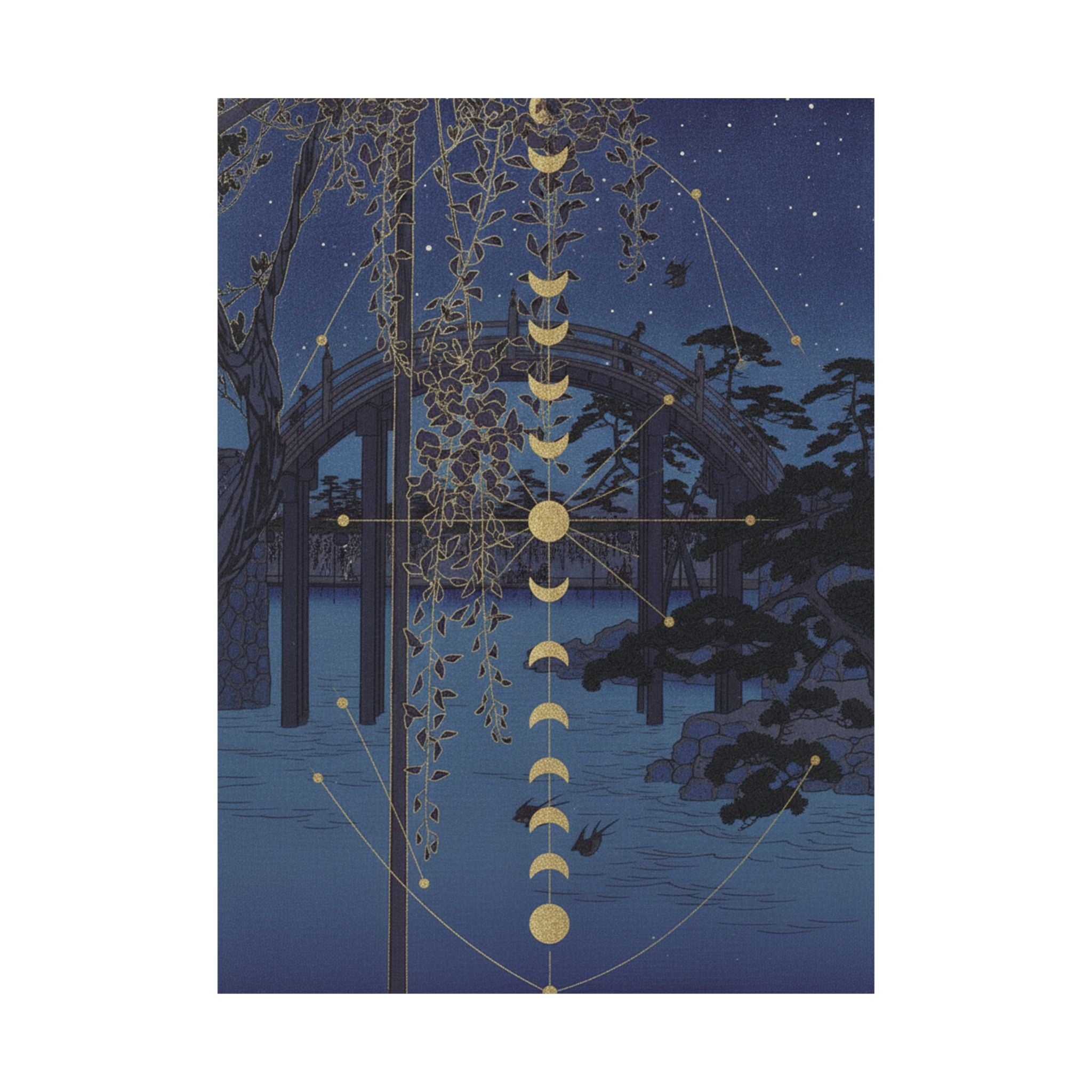 Celestial — In The Kameido Tenjin Shrine Compound — Matte Poster