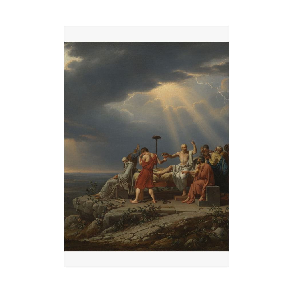 Dramatic Storm — Person — Matte Poster