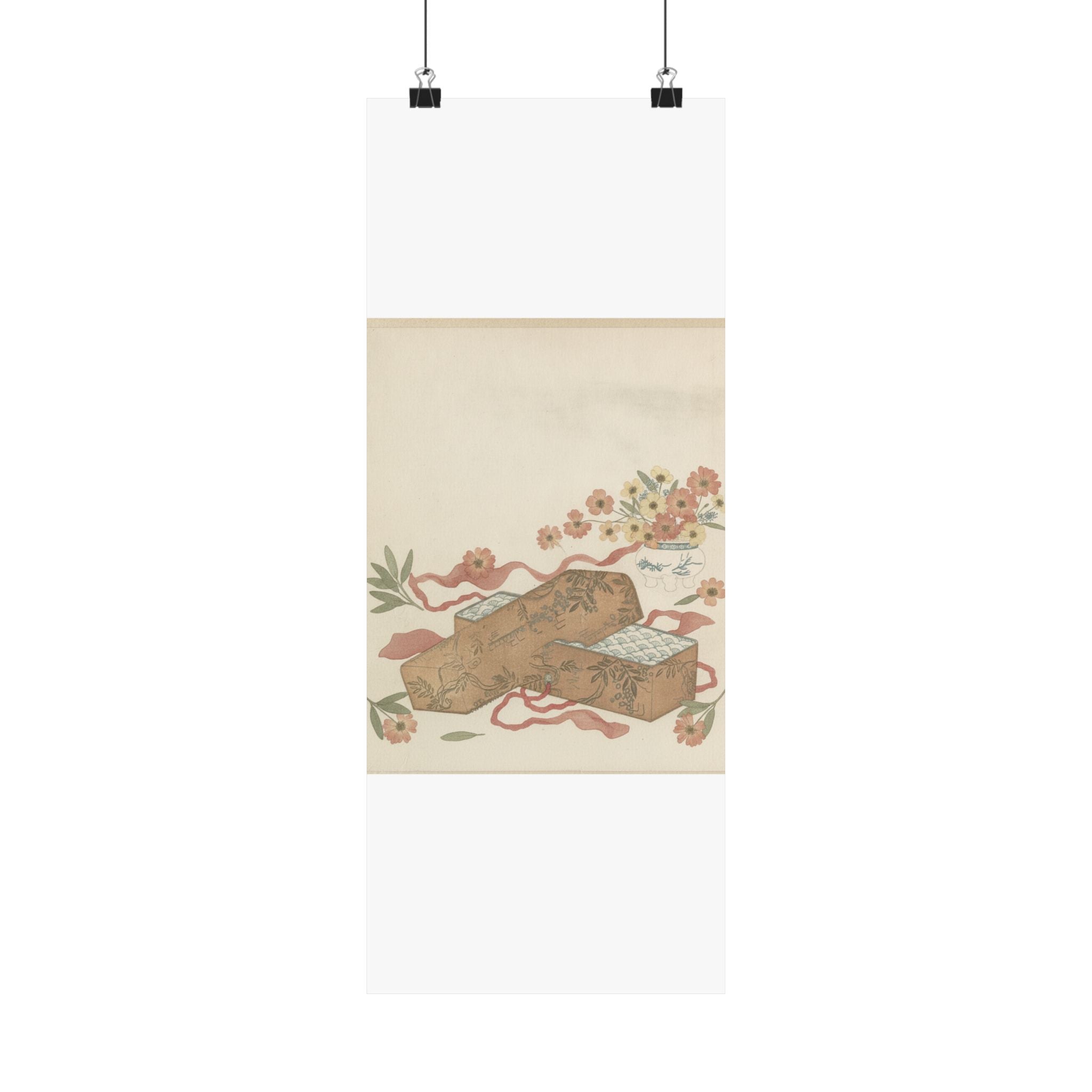 Botanical — Letter-Box With Letter And Potted Flower — Matte Poster