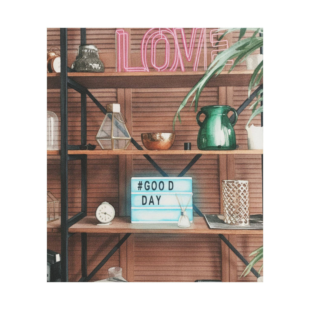 Watercolor — Home — Matte Poster