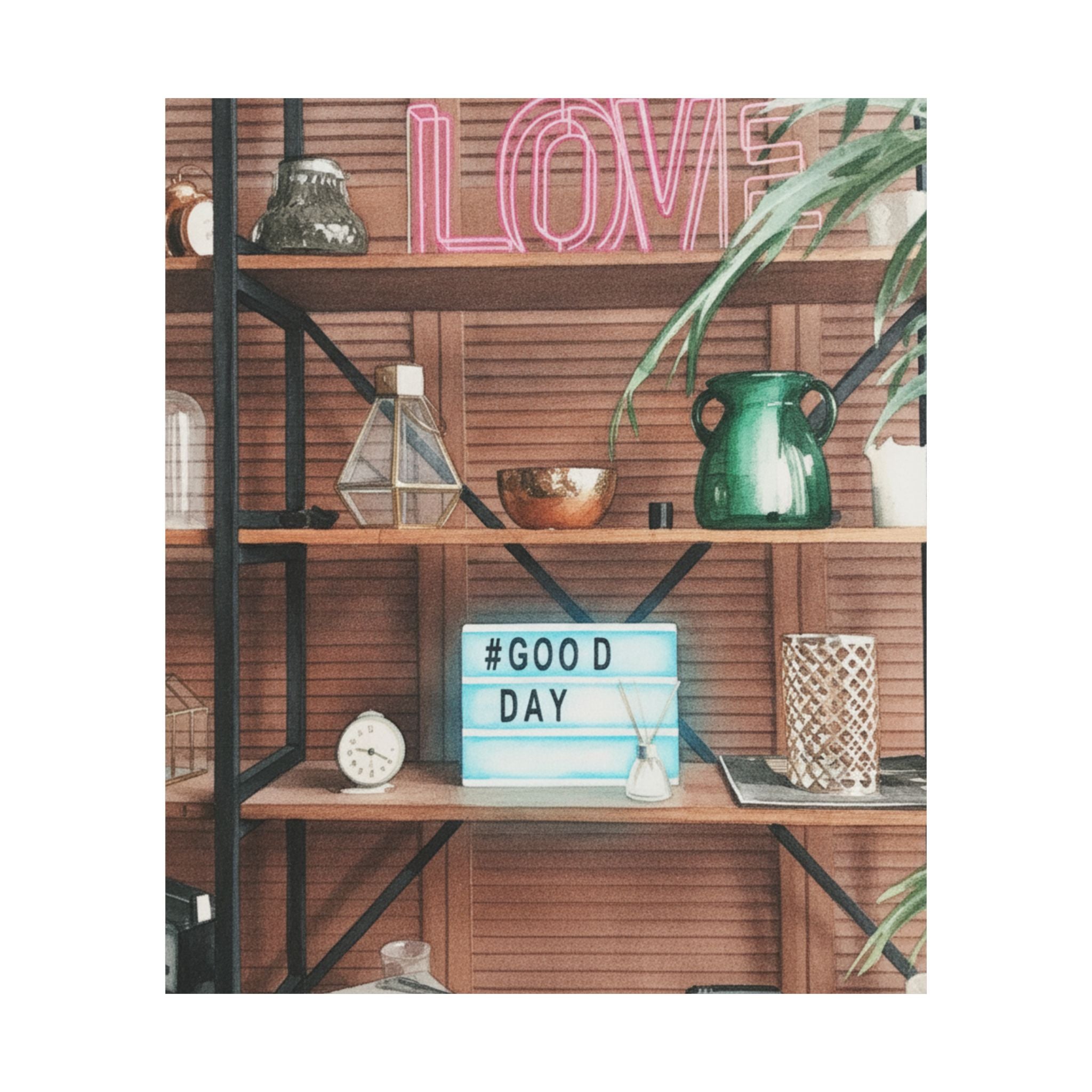 Watercolor — Home — Matte Poster