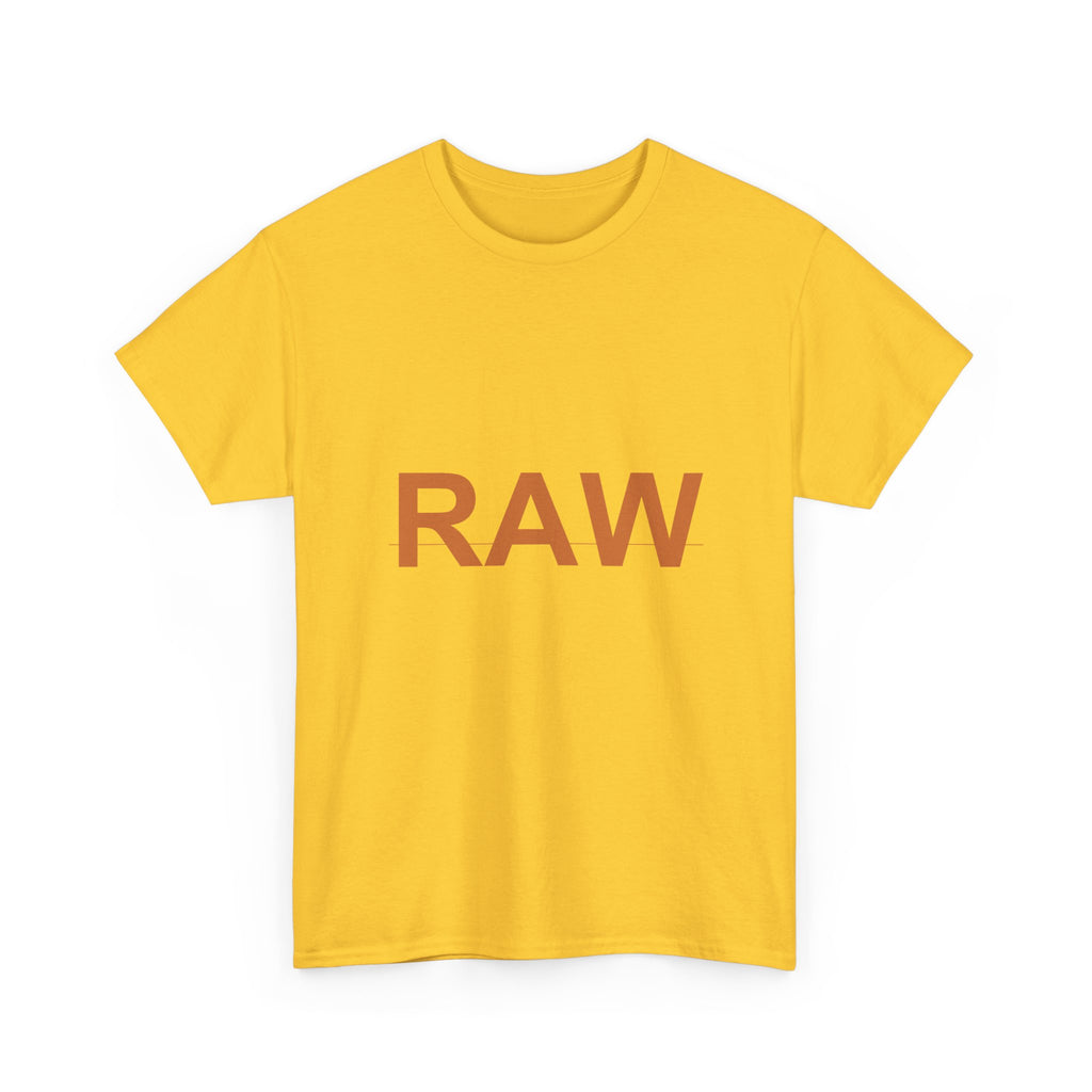 RAW Rust Block Letter Statement Graphic Tee
