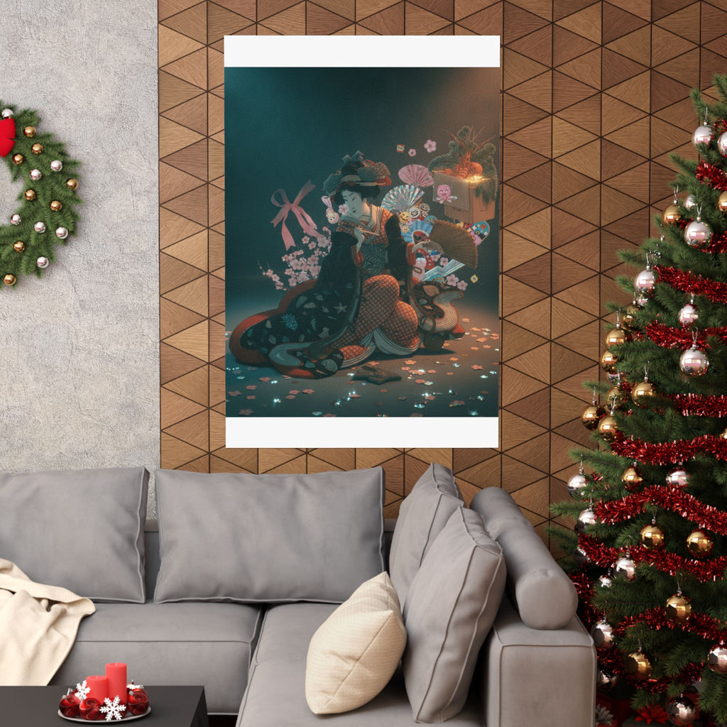 Cinematic — Courtesan And New Year Decoration — Matte Poster