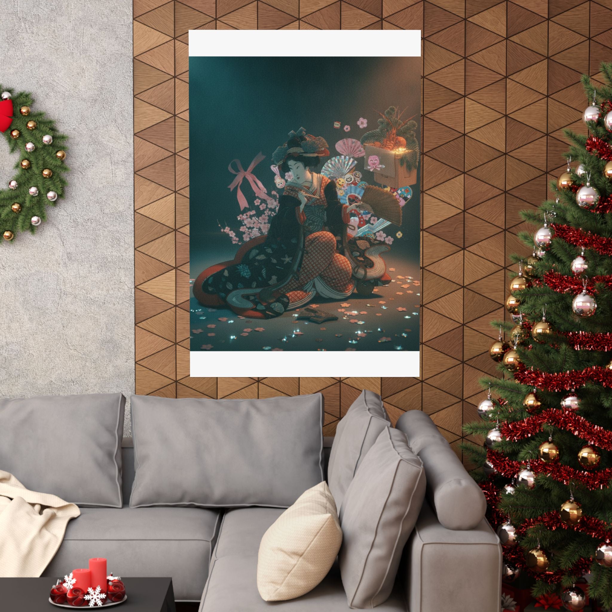 Cinematic — Courtesan And New Year Decoration — Matte Poster