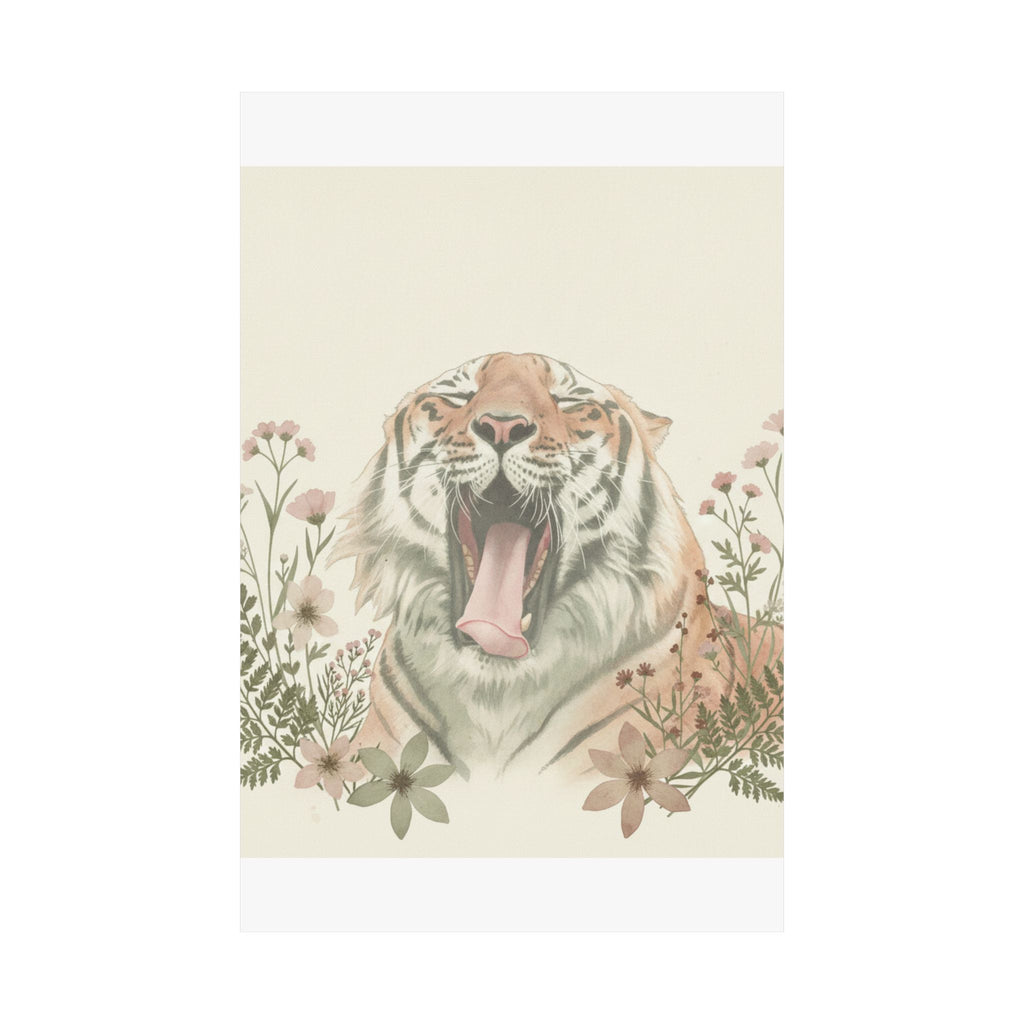 Botanical — Tiger — Matte Poster