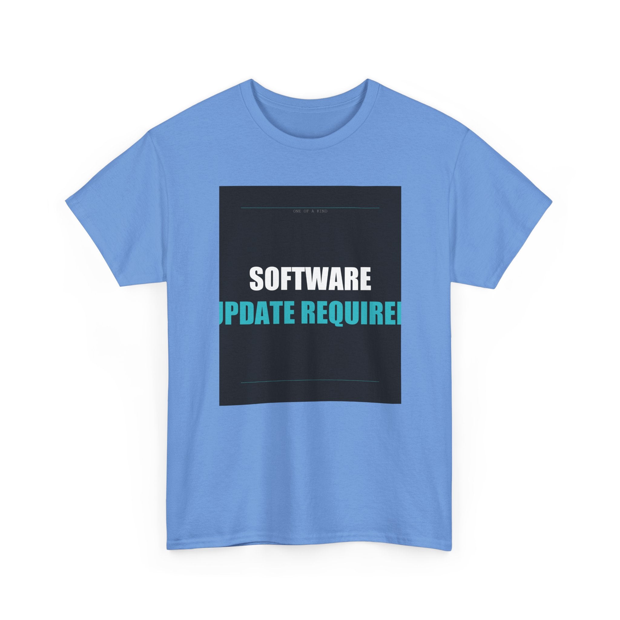 SOFTWARE UPDATE REQUIRED Cyan Type Graphic Tee