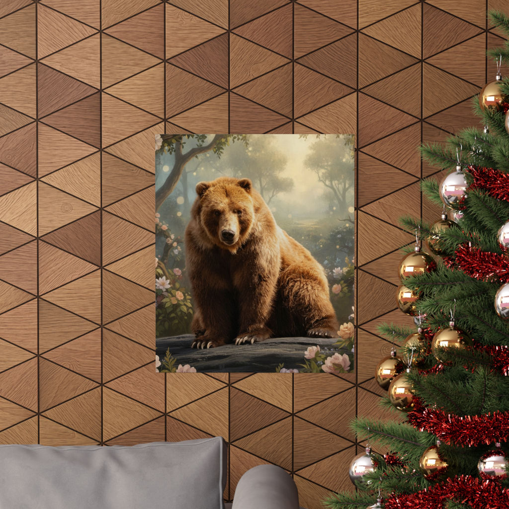 Scenic Nature — Bear — Matte Poster