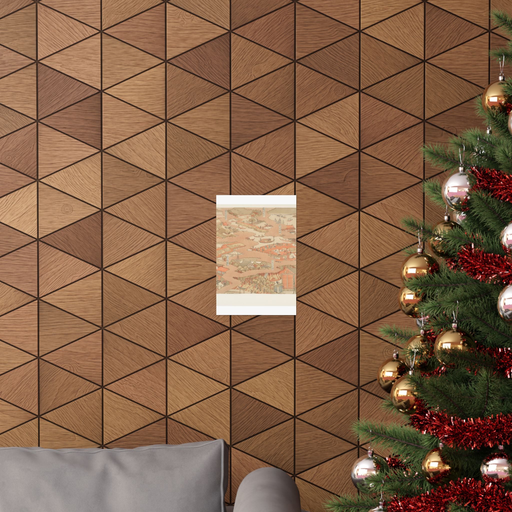 Watercolor — Edo Hakkei No Zu — Matte Poster