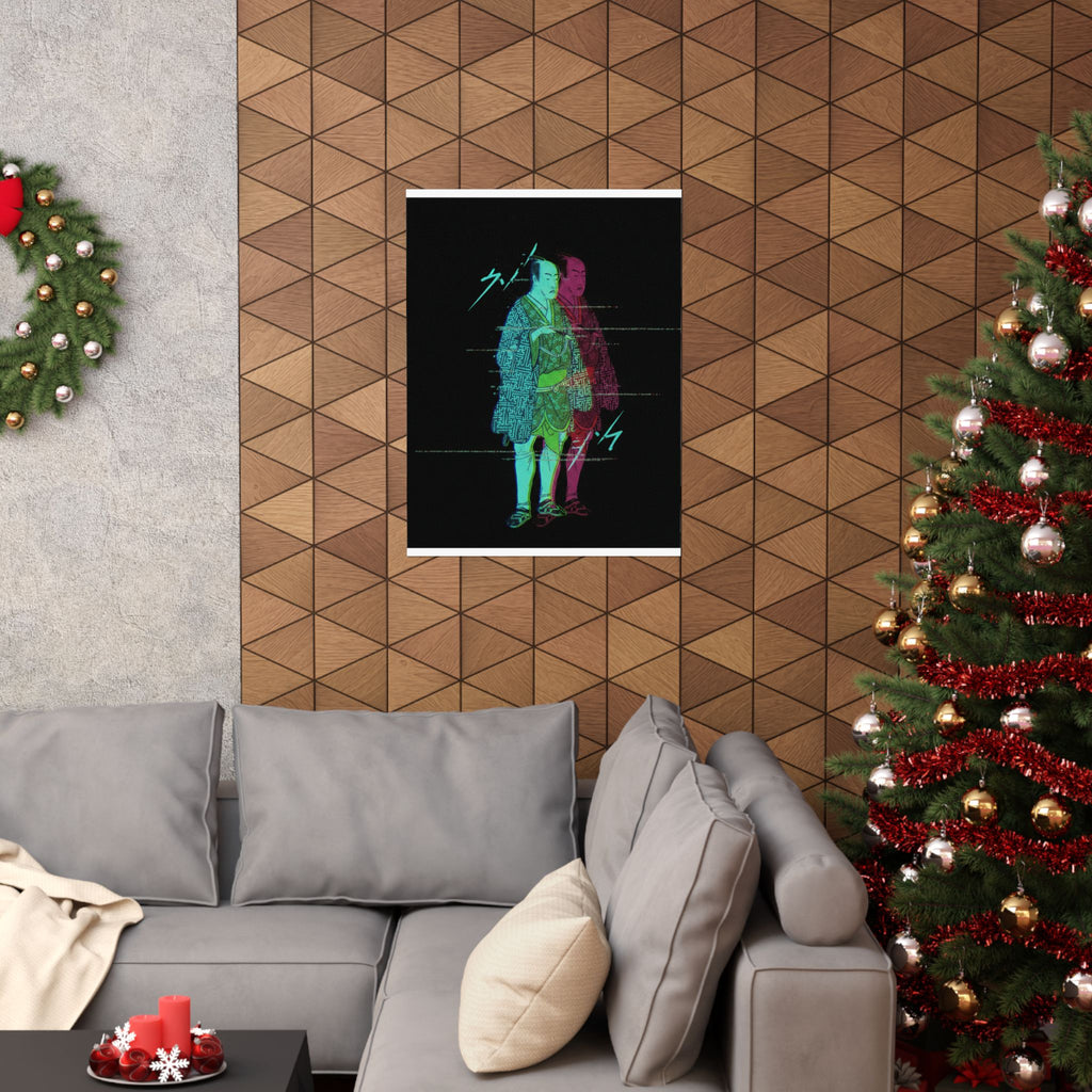 Glitch Culture — The Fourth Matsumoto Koshiro As A Man Dressed In A Short Kimono — Matte Poster