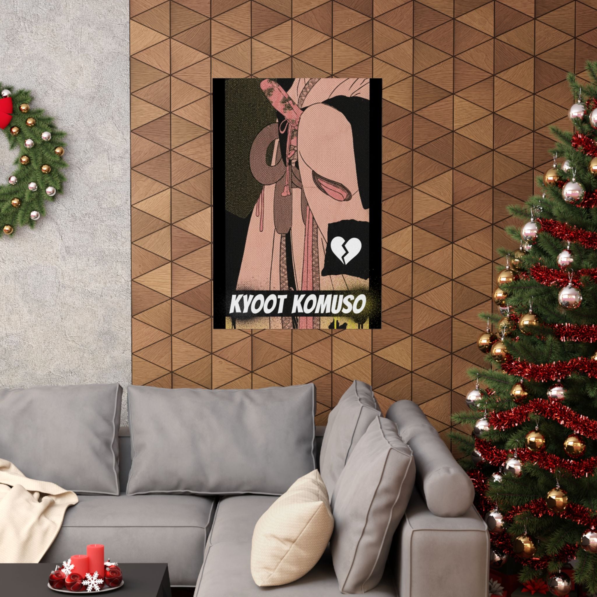 Streetwear Collage — A Girl As A Komuso — Matte Poster