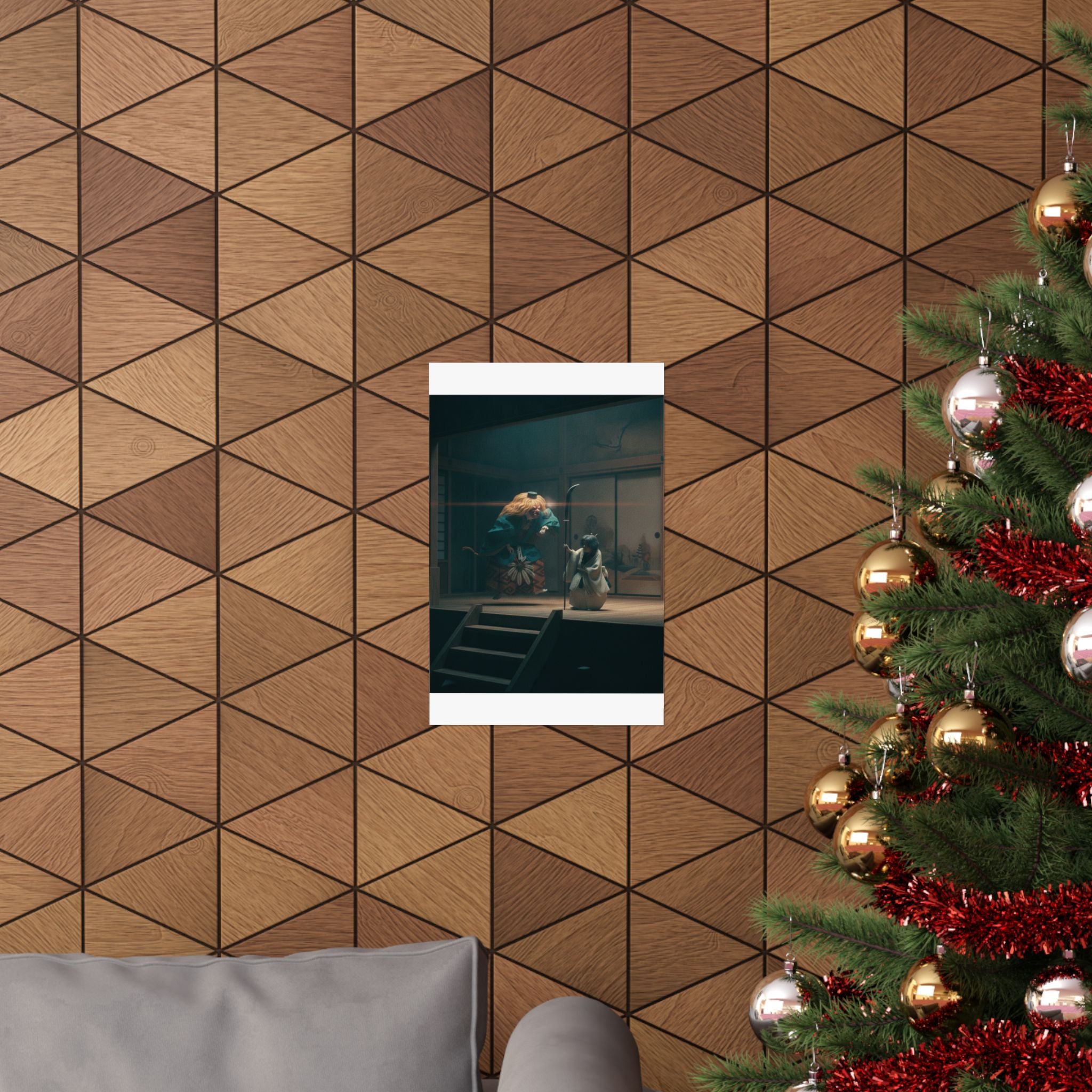 Cinematic — Scene From Noh Dance — Matte Poster