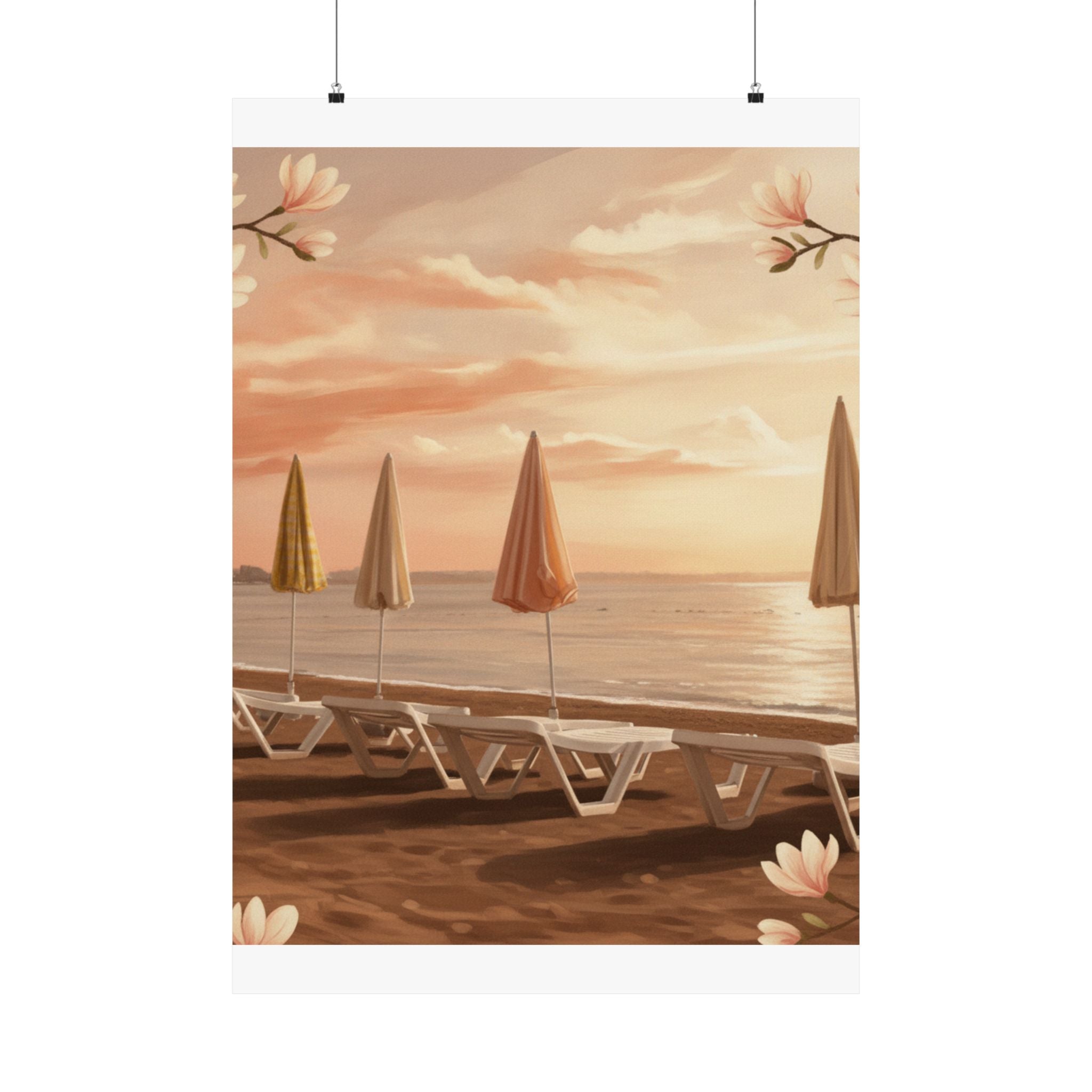 Southern Sunset — Umbrella — Matte Poster