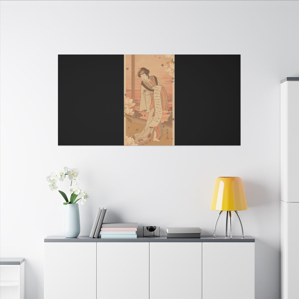 STREET CERTIFIED | The Second Yamashito Kinsaku As A Courtesan Standing In A Room — Matte Canvas