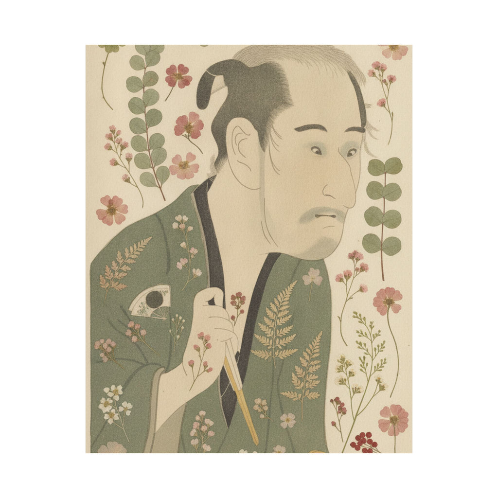Botanical — The Actor Onoye Matsusuke As A Ronin — Matte Poster