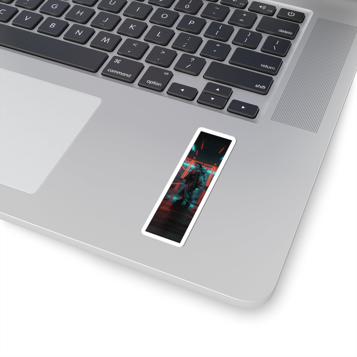 Fast Furious — A Woman Carrying A Child On Her Back Near The Entrance To A Temple — Kiss-Cut Sticker