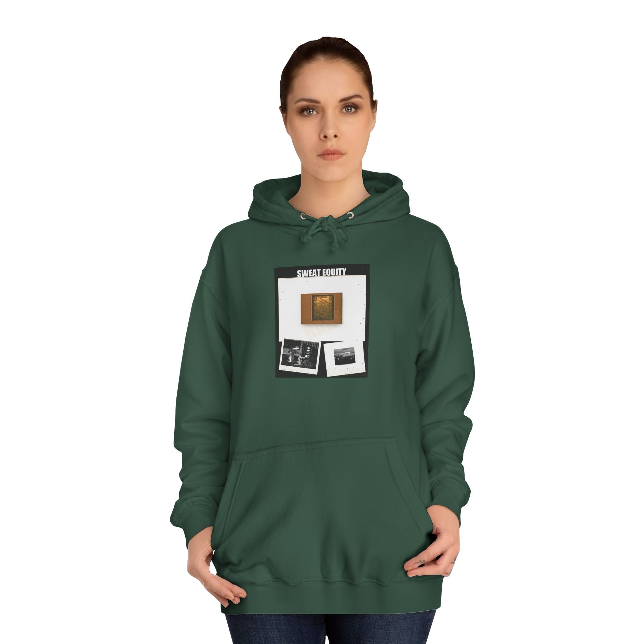 Sweat Equity Photo Collage Poster Pullover Hoodie